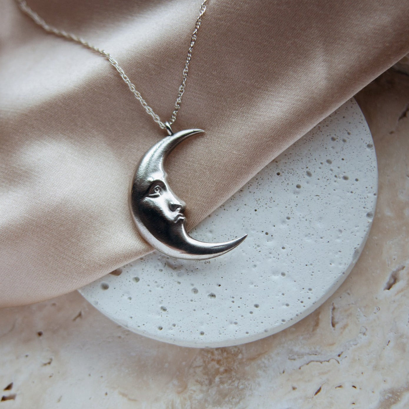 Large Nocturne Necklace in sterling silver