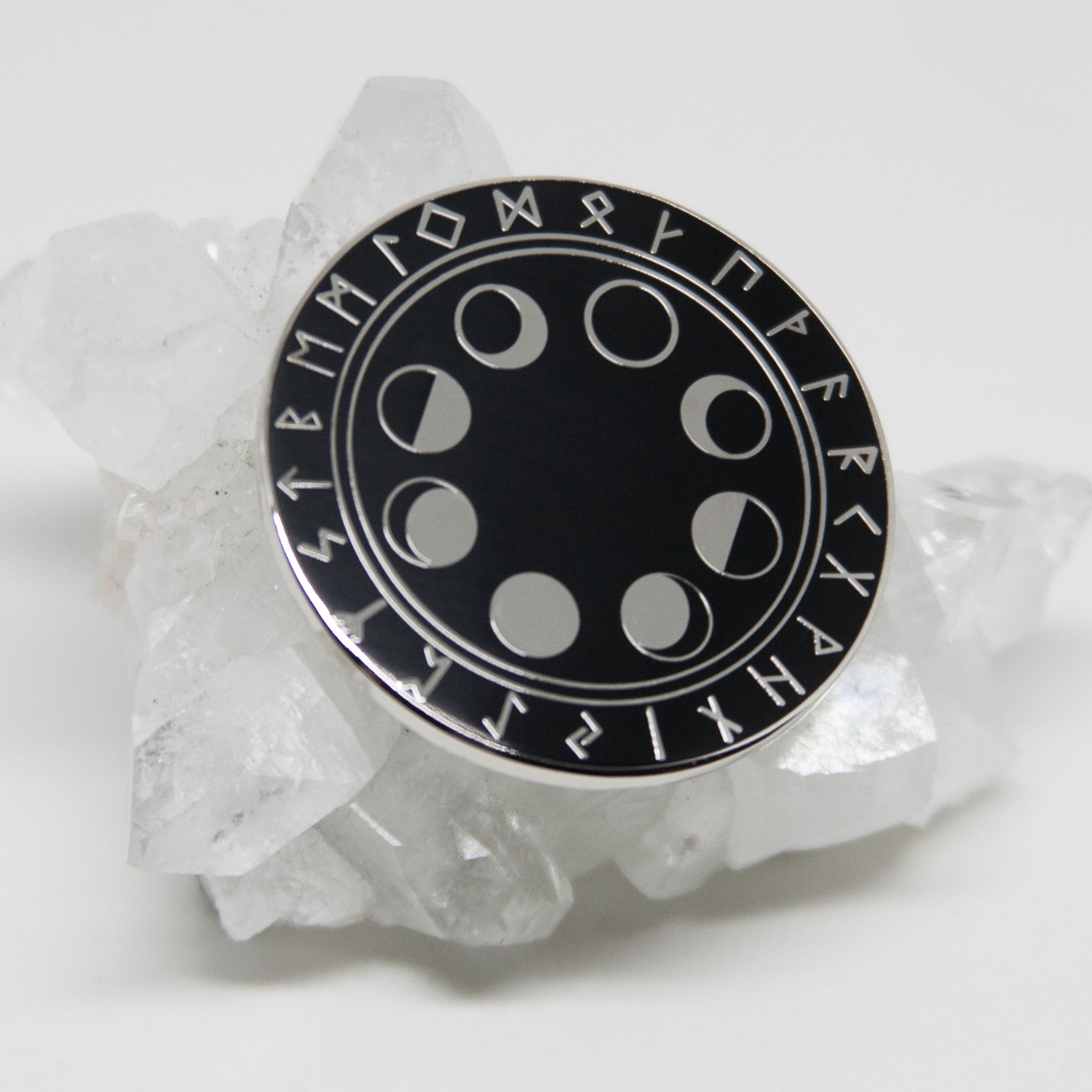 Moon Phase & Rune Hard Enamel Pin *discounted*