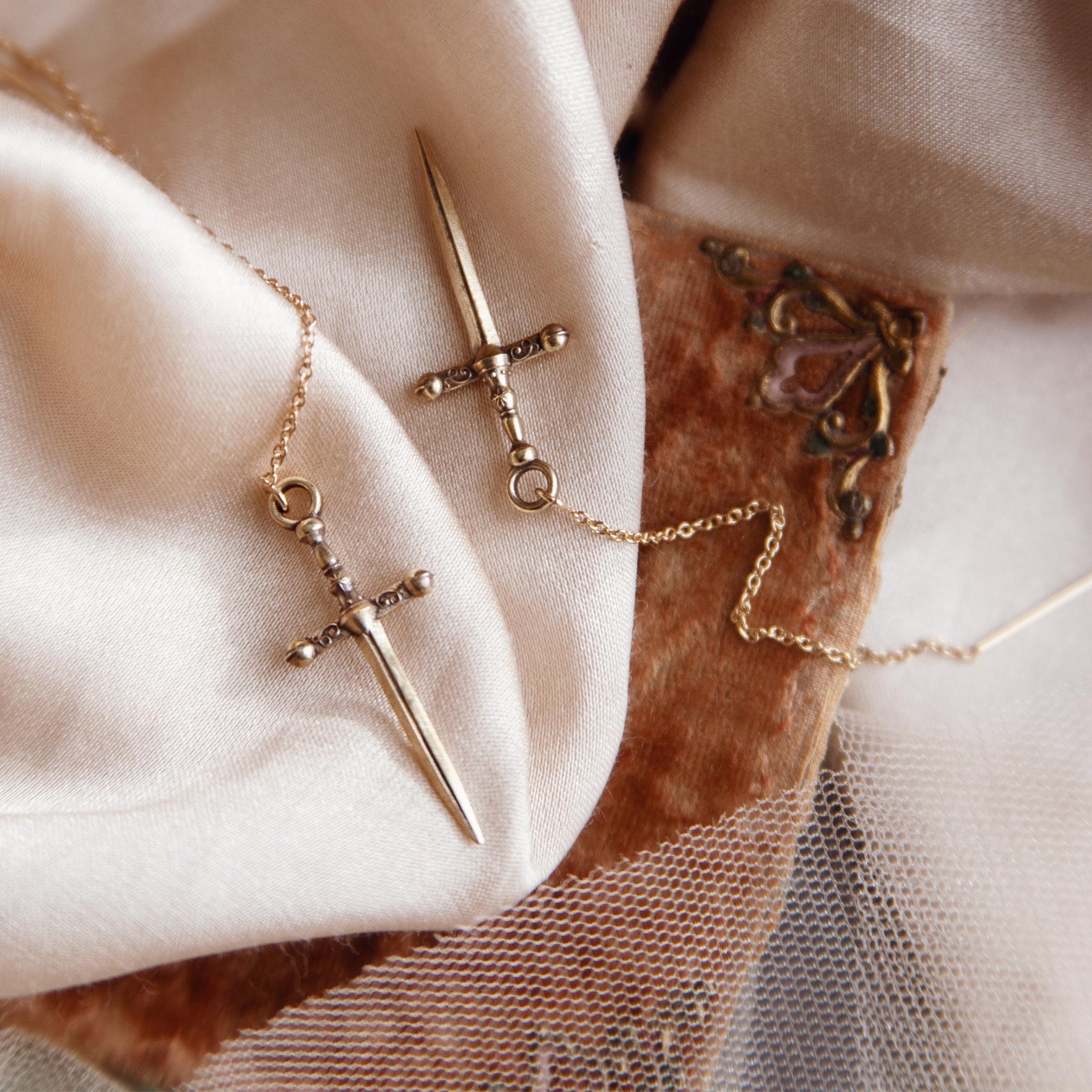 Ritual Dagger Ear Threaders