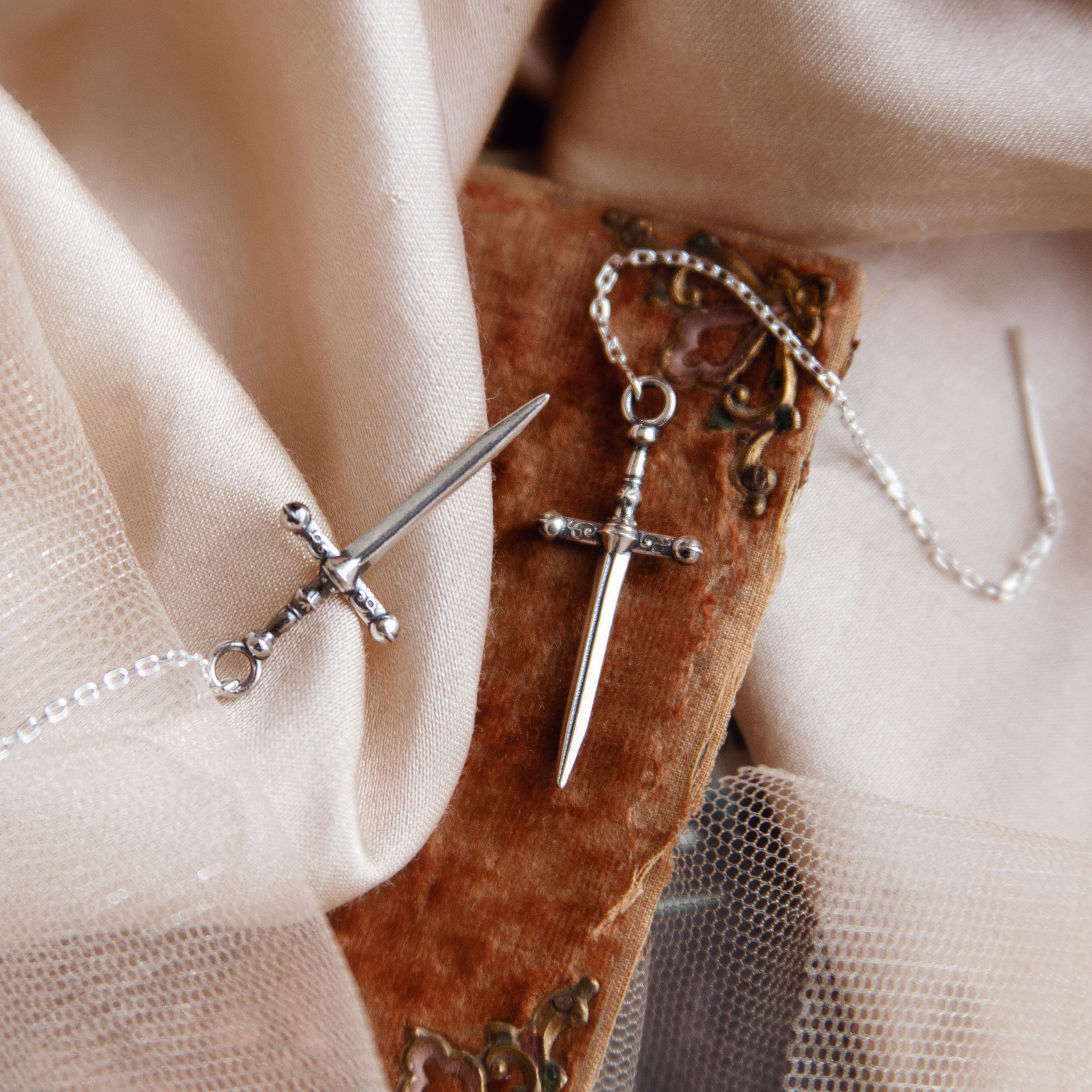 Ritual Dagger Ear Threaders