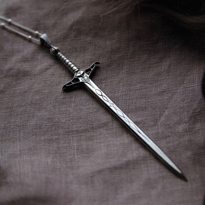 Kingdom's Edge Sword Necklace – Nyxturna