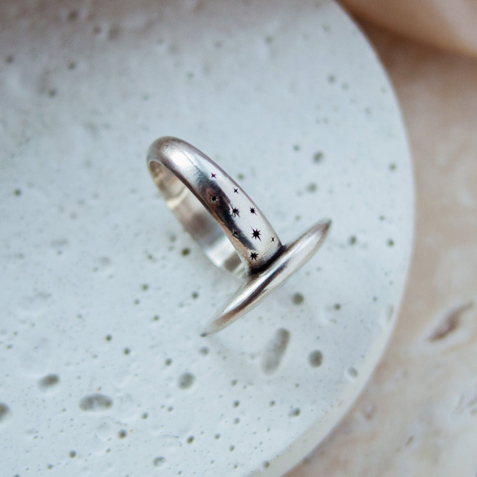 Nocturne Ring in sterling silver