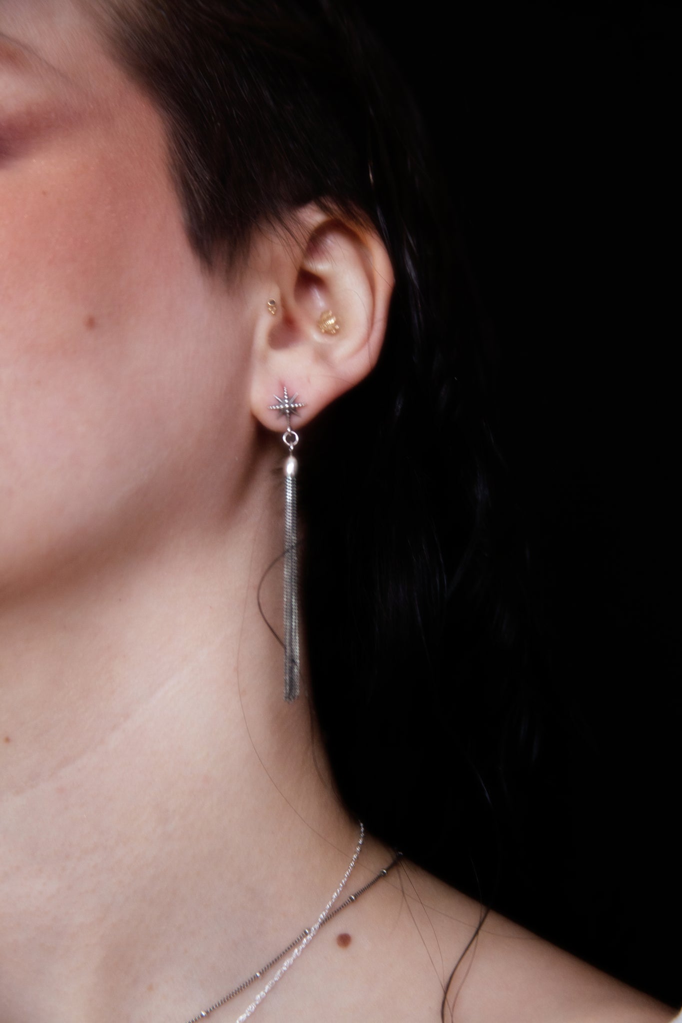 Stardust Earrings in sterling silver