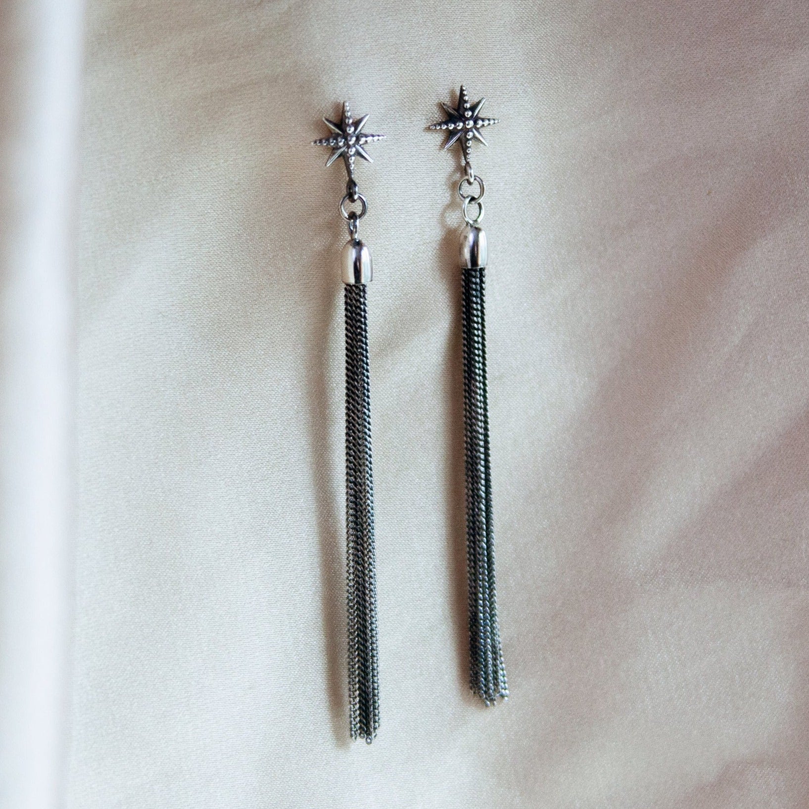 Stardust Earrings in sterling silver