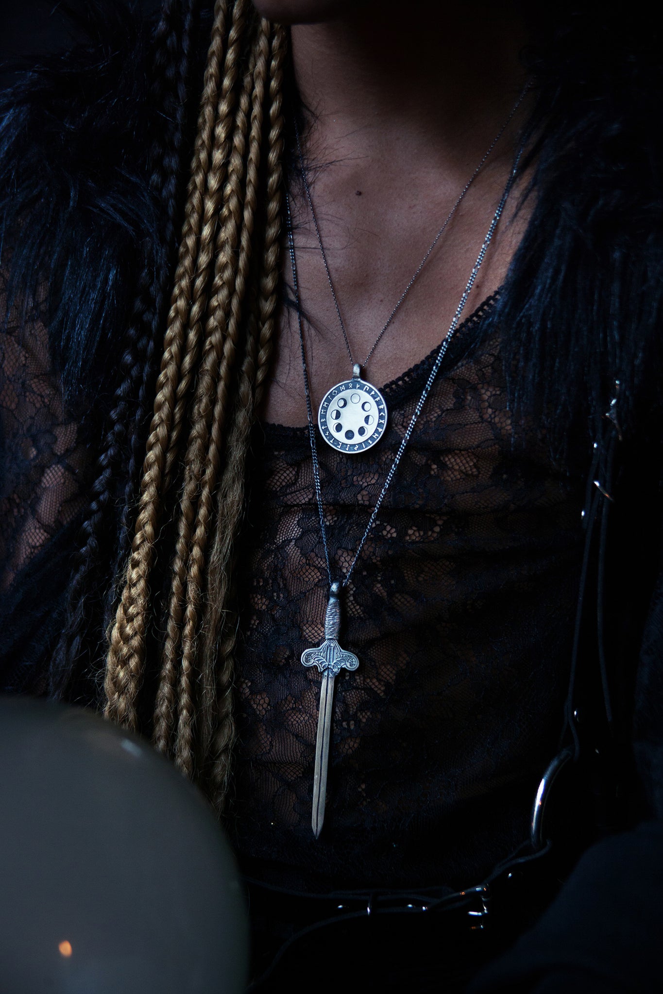 Moonphase & Rune Necklace