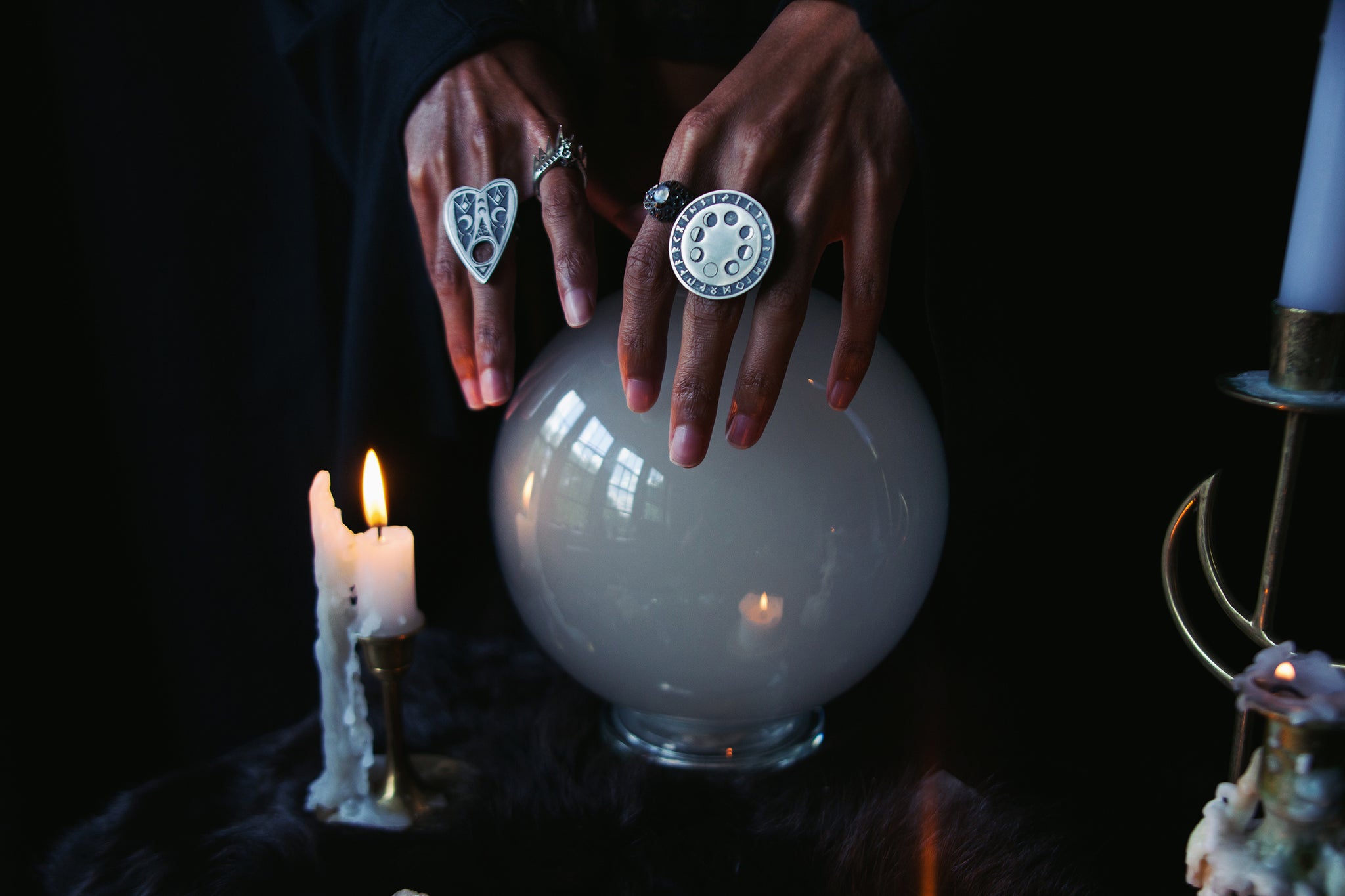Moon Phase & Rune Ring
